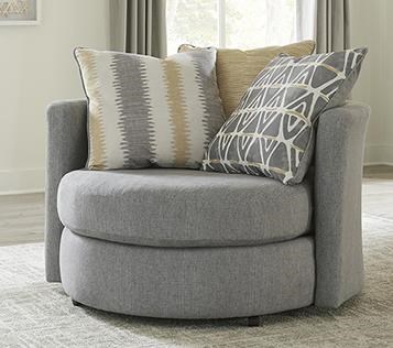 Groovy navy on sale swivel chair